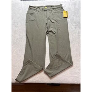 NWT‎ Cabelas Triune Knit Active Flare Pants Cement Heather XL Hiking Outdoors